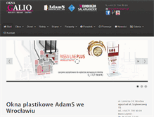 Tablet Screenshot of oknagalio.pl